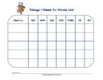 disney jr. behavior chart